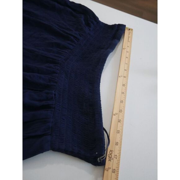 Vince Camuto Navy Wide Leg Pants - Picture 4 of 9